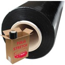 STRETCH BLACK stretch fólia 3kg XXL na zabalenie balenia NEPLATÍTE ZA TUBU