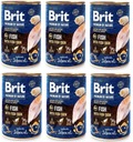 Brit Premium By Nature Ryba a rybia koža 6x 400 g