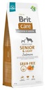 Brit Care Senior Light Losos bez obilnín 12 kg