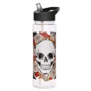 Fľaša na vodu Union Jack Skulls and Roses s objemom 550 ml