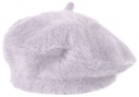 Crazy angora BERET Noblesný nadýchaný cz22304-5