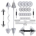 SOLID SET Tréningové HMS oceľové činky