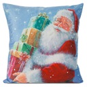 Vianočná obliečka na vankúš 40x40 Jingle Santa Claus