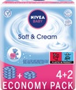 NIVEA BABY SOFT CREAM Vlhčené obrúsky s panthenolom pre deti 378 ks.