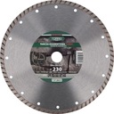 TORRO STRIEBORNÝ DIAMANTOVÝ DISK TURBO 230x22,2mm BETONOVÉ TEHLY KAMENNÁ KOCKA