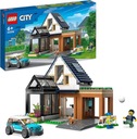 LEGO City Rodinný dom a elektrické autíčko, stavebnica domu