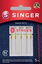 Singer Stretch Needle 80/12 5PK