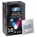 Durex Mutual Pleasure rebrované kondómy 16 ks, oneskorovacie rebrá v