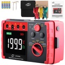 METER UZEMNÉHO ODPORU DIGITÁLNY TESTER LCD MULTIMETER + UZEMNENIE + KÁBLE