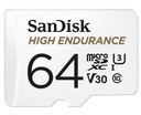 64 GB 100 MB/S microSDHC KARTA SanDisk MONITOROVANIE
