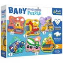 Progresívne puzzle Sada skladačiek Baby Progressive 2+ Trefl Vehicles