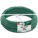 Pozinkovaný PVC napínací drôt na pletivo, fi/3,1mm, 35mb, GREEN garden