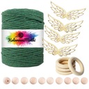 Macrame Angel Wings Kit Sada na výrobu macrame anjela