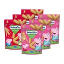 BoboVita Peppa Pig sušienky pšeničné a špaldové rôzne príchute SET 6 x 150g