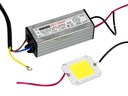 Hermetický jednosmerný zdroj 1500mA 24-42V + 50W COB LED