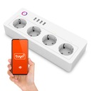 Tuya Smart Wifi Power Strip 4x USB meranie