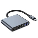 ADAPTÉR V1-HUB 3v1 HDMI USB 3.0 USB-C TYP C