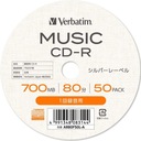 Verbatim Music CD-R Audio 10 ks stacionárnych nahrávok.