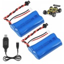 Batéria batérie vzdialená batéria automobilu 1500 mAh 7,4 V 2 ks