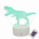 3D LED LAMPA DINOSAUR T-REX JURSKÝ PARK + DIAĽKOVÉ OVLÁDANIE