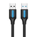 USB 3.0 Vention CONBI kábel 3m čierny PVC