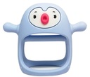 Silikónové hryzátko Penguin Buddy Light Blue SmilyMi