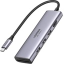 Ugreen USB-C hub 3x USB 3.2, 1x HDMI 4K, SD, TF