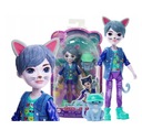 ENCHANTIMALS COLE CAT BÁBIKA Chlapec Mačka + domáce zviera 4+ ročné MATTEL