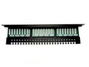 Patch panel 19'' 24 portov, cat.5e, U/UTP, 1U