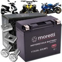 MORETTI MTX20L-BS 20Ah motocyklová gélová batéria YTX20L-BS