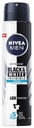 NIVEA MEN BLACK & WHITE NEVIDITEĽNÝ Svieži ANTIPERSPIRANT SPREJ 48H 250ml