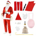 OUTFIT SANTA CLAUS KOSTÝM maškarný SET