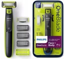 Holiaci strojček PHILIPS ONEBLADE FACE + BODY QP2620/20