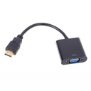 Adaptérový kábel Akyga AK-AD-42 VGA F - HDMI M 0,15m