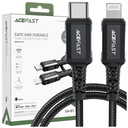 ACEFAST KÁBEL DLHÝ RÝCHLY MFI USB C - LIGHTNING 1,8M 30W 3A ČIERNY