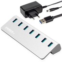 HUB USB 3.2 Active Splitter napájací zdroj 10 Gbps