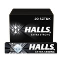 Halls Extra silné cukríky 33,5g x 20