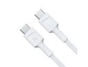 Biely zelený kábel typu USB-C – USB-C 1,2 m