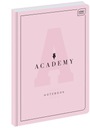 Brulion ACADEMY PASTEL A4 96k 90g zápisník pevná väzba cca