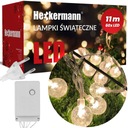 Heckermann LED vianočné osvetlenie 50L 11m gule