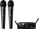 AKG WMS-40 MINI 2 DUAL VOC DUAL NOSITEĽNÁ SADA BEZDRÔTOVÝCH RUČNÝCH MIKROFÓNOV