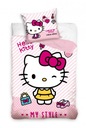 Bavlnené obliečky HELLO KITTY 160 x 200 cm súprava obliečok (HK224003)