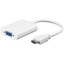 Adaptér Goobay HDMI/VGA, poniklovaný 68793 čierny