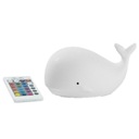 LED lampa Rabbit & Friends Whale + diaľkové ovládanie
