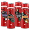 Set Old Spice Shampoos Sprchové gély pre mužov 3v1 Mix 400ml x4