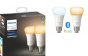 PHILIPS HUE WHITE AMBIANCE 2X LED ŽIAROVKA E27 BT