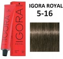 Schwarzkopf igora royal RAW farba na vlasy 5-16