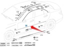 BOČNÁ CHROMOVÁ LIŠKA MERCEDES C TRIEDA W204 DVERE PL