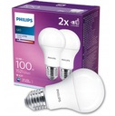 2x LED žiarovka E27 A60 12,5W = 100W 1521lm PHILIPS