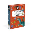 Magnetibook magnetické puzzle Dinosaury - edukačná hračka, 3+, Janod